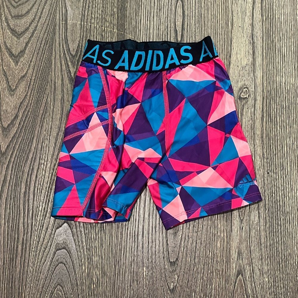 Adidas Girls Destiny Padded Softball Sliding Aeroready Shorts Multicolor Size S